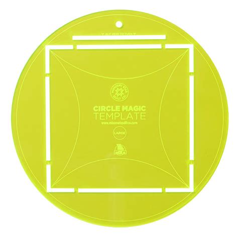 Missouri star circle mabic template